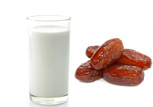 दूध और खजूर - milk-with-dates
