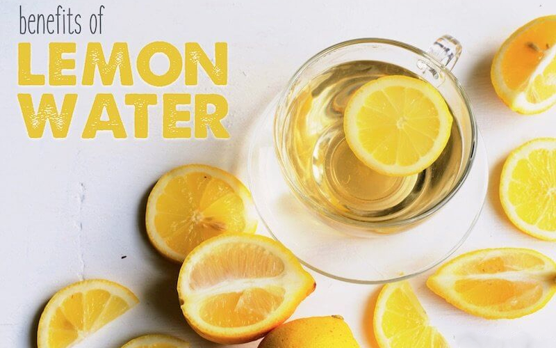 Drink lemon water image