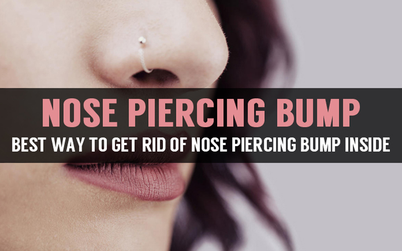 nose piercing bump